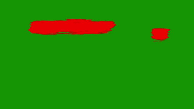 Paint Brush Stroke Motion Graphics Overlay Lower Third Matte