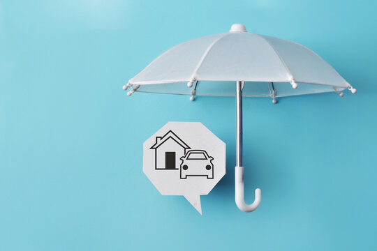 Home and Property Insurance Protection Concept