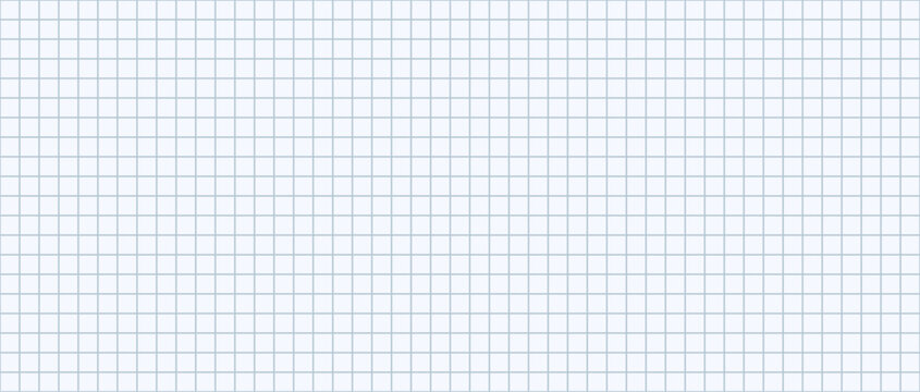 Fine square grid pattern, seamless graph paper texture with subtle tan lines. Clean stationery background for drawing, calculations, memo pads, journals or classroom materials. Vector illustration.