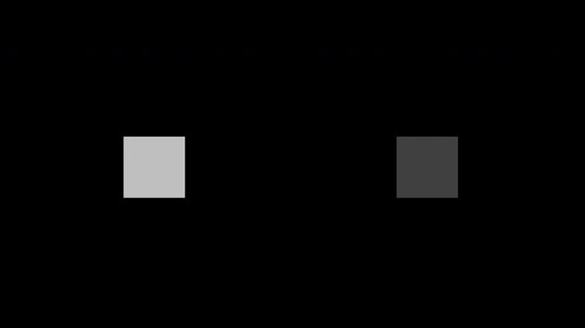 black and white square preloader loop to show the progress of loading mask loader process countdown for web of mobile application or app