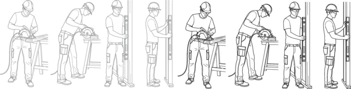 Fashion figure sketch collection showing seated and standing poses for apparel design and clothing illustration