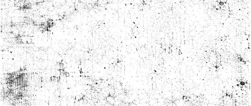 Grunge grain texture overlay with letterpress imprint, rolled ink, concrete wall, fine dust, distressed mask and speckled screen print pattern, black vector illustration