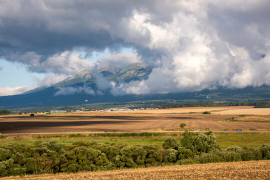 Clouds over the Tatra Mountains in Slovakia