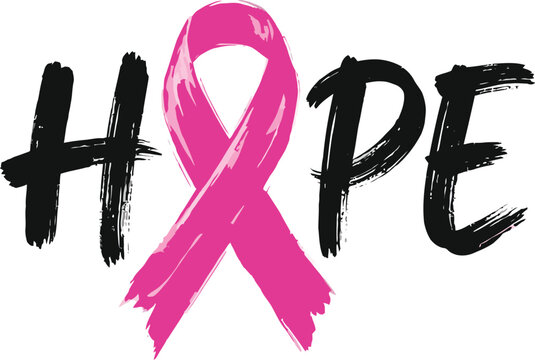A creative design for brest cencer awarness month vector illustration featuring a pink ribbon representing hope for patients fighting against this serious disease