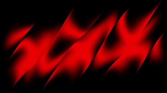Red jagged lines transition across a black background
