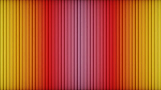 Red Orange Yellow Green Gradient Vertical Stripes Video Background  Vibrant Spectrum Motion Loop for Presentation, Stream Backdrop & Editing