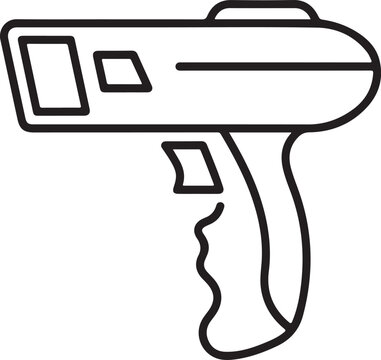 a handheld barcode scanner