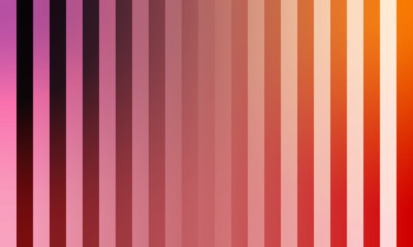 Abstract Pink and Orange Vertical Gradient Stripe Background