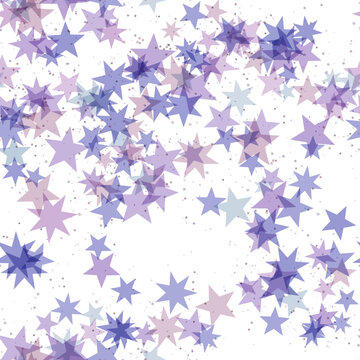 Nahtloses Muster in Violett und Blau mit Stechpalme und Tannenbaum