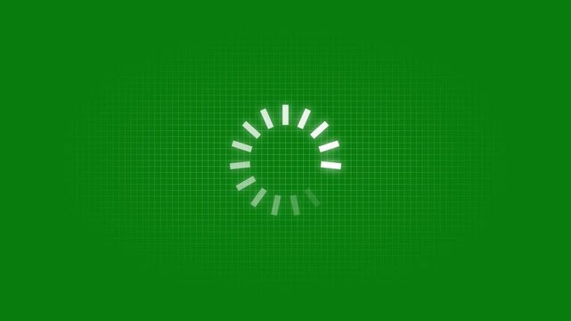 Animated spinning waiting icon. Loading circle animation. Seamless Loop.simple shape circle loading animation concept ,simple load for waiting animation