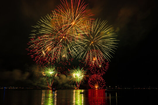 Feuerwerk beim Seenachtfest in Konstanz