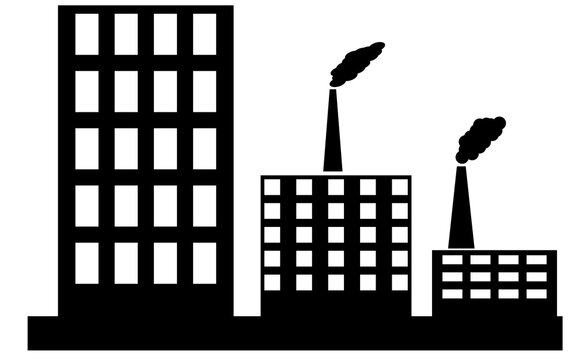 factory with three buildings
