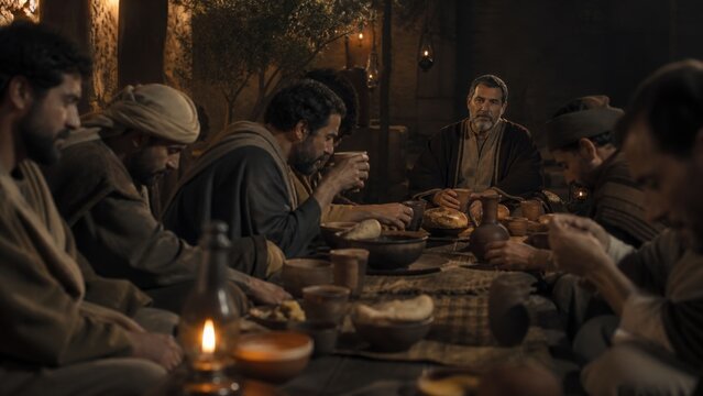 A communal meal in an old house. Biblical interpretation, spiritual devotion and the parable about the high gate from the Gospel in Luke 13.
