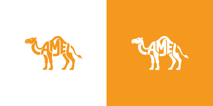 CAMEL Logo with Integrated Animal Typography