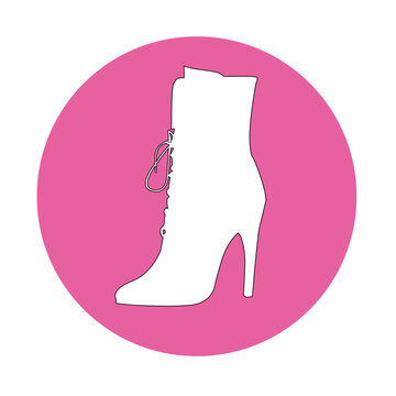 ZAPATOS CALZADO SHOES BOTINES BOTAS TACOS TACONES MUJER WOMEN FEMENINO CHALAS ROSA PINK CORDONES CUERO CENICIENTACUERINA DISE&Ntilde;O PIES PLANTA FASHION TACO AGUJA 