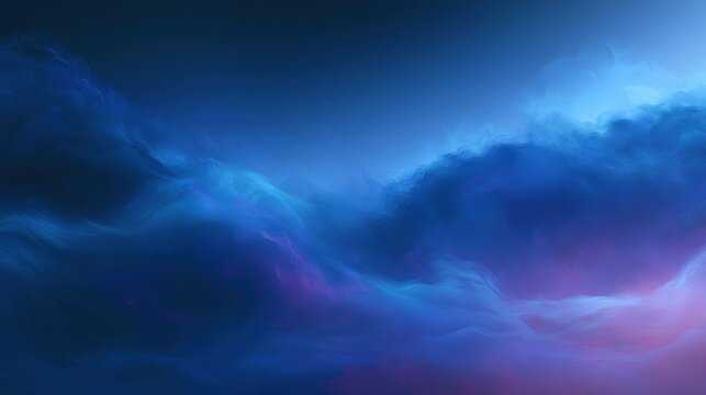 Moody blue-purple haze: flowing fog swirls and mist texture for graphic use in design projects
