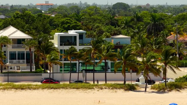 Fort Lauderdale luxury beachfront mansion homes