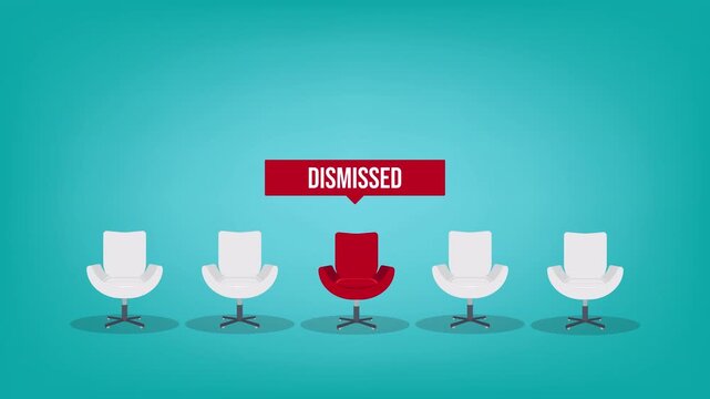 Hiring Decision Concept Showing Selected and Rejected Candidates in Recruitment Process