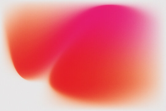 Red orange pink blurred gradient background with soft rounded shapes