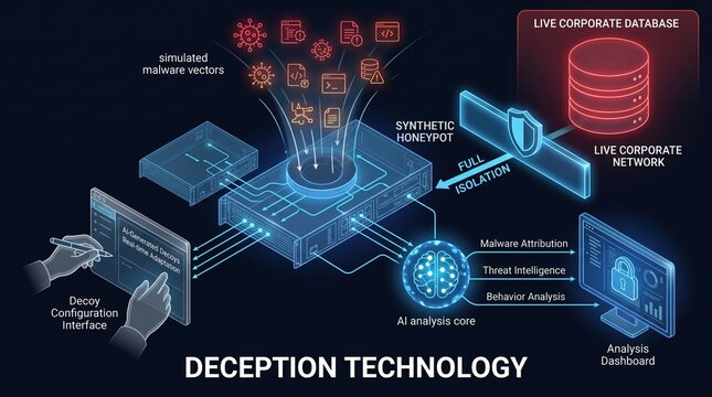 Leveraging AI-powered Deception Technology for Robust Cybersecurity, Proactive Threat Intelligence, Malware Attribution, and Network Defense against Advanced Cyber Attacks
