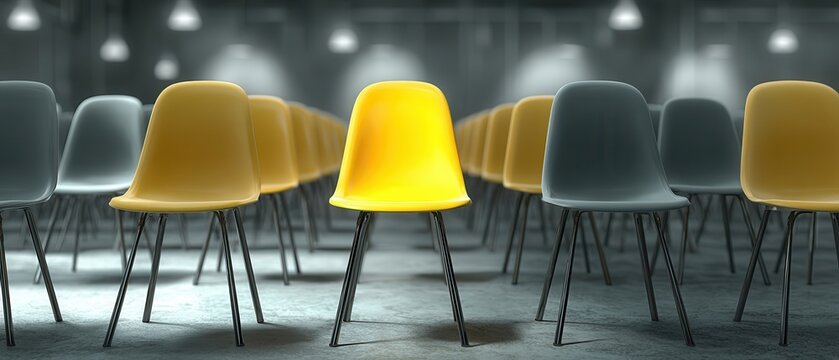 Contemporary Training Facility Organized Rows Seating Staff Skill Enhancement Programs