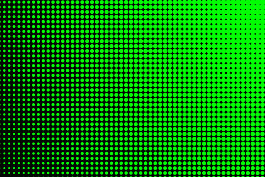 Halftone retro comic background. Comic acid green black backgdrop.