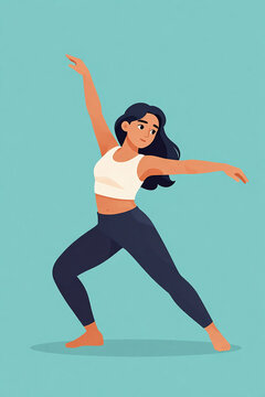 Energetic Latina Teenager Joyously Dancing with Flowing Hair and Graceful Movements, Embodying Freedom and Joy in a Vibrant Urban Setting