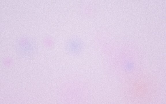 Soft pastel lavender background, with subtle grainy, texture and faint, blurred circular light, spots scattered across, the surface in, a gentle pattern