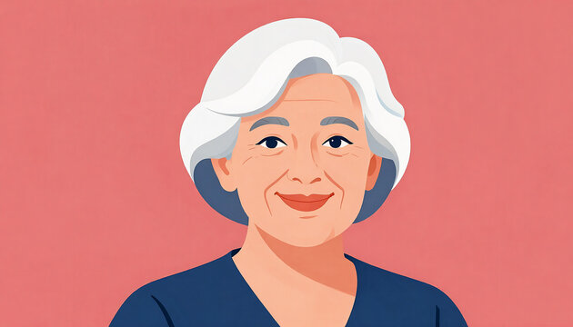 Joyful Elderly Woman with Radiant Smile Engaging the Camera, Capturing Wisdom and Warmth in a Heartfelt Close Portrait
