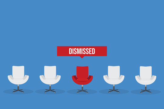Employment Rejection Concept Showing Unsuccessful Candidate During Hiring Selection