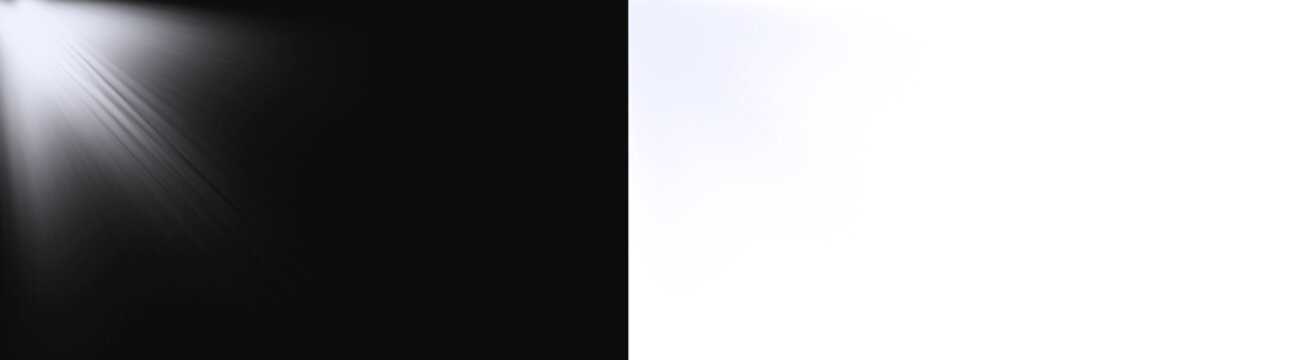 Diagonal Light Ray Beam Overlay Effect