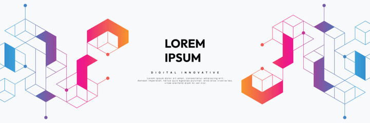 Obraz premium Graphic design element and abstract geometric background. 