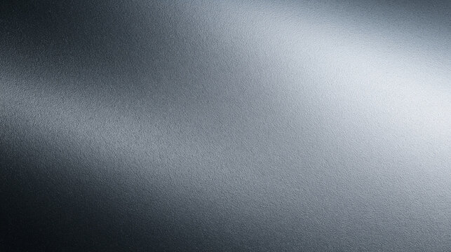 Silver Metallic Texture Background with Diagonal Light