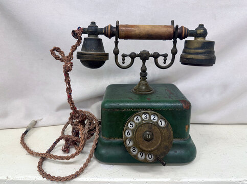 Old rotary telephone
