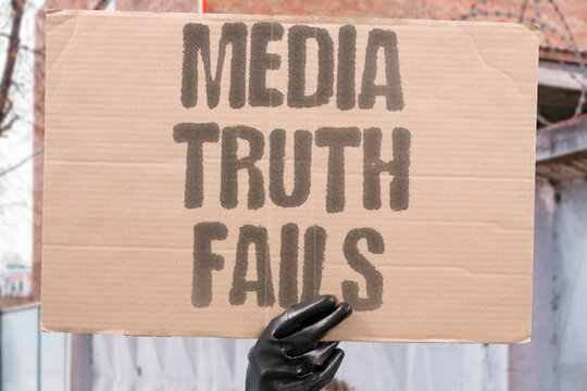 "Media Truth Fails" Journalistic standards not meeting public need. MEDIA. TRUTH. FAILS. JOURNALISM. STANDARDS.