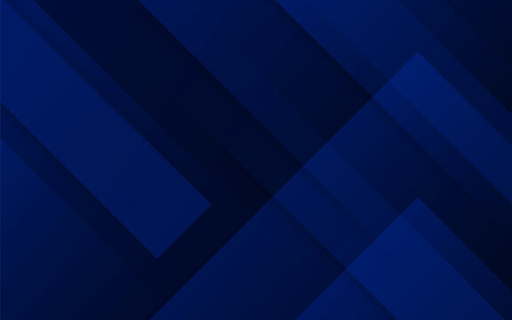 Dark blue abstract background with geometric diagonal shapes and subtle gradients for modern corporate presentation and technology design