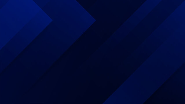 Abstract Dark Blue Geometric Background with Dynamic Diagonal Layers and Subtle Gradient Texture for Modern Corporate Design Presentations