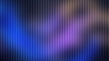 Fototapeta premium Abstract ribbon waves display a gradient of blue and purple hues