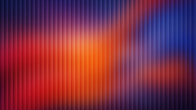 Gradient ribbon waves blend from crimson to azure a colorful background