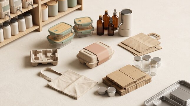 Circular Packaging System for Sustainable Retail and Zero Waste Commerce