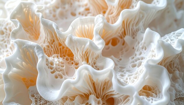 sea shell on black background