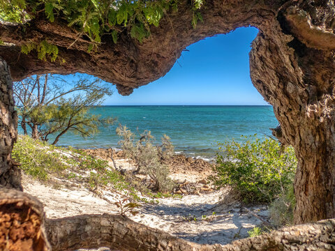 View from Coastal Southwestern Madagascar across the Mozambique Channel