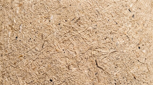 Close-Up Texture of Recycled Cardboard Fiber Paper Background