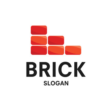 Brick Logo Design template Illustration Vector