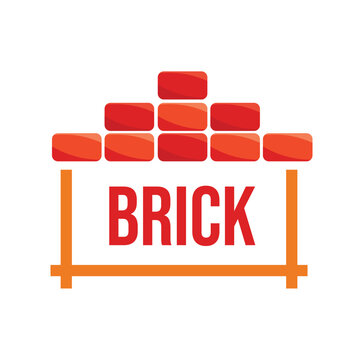 Brick Logo Design template Illustration Vector
