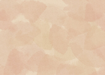 Fototapeta premium Soft peach beige watercolor brush strokes in an abstract artistic pattern, suitable for backgrounds, designs, and art projects. Versatile and neutral.