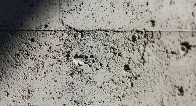 Textured concrete wall surface