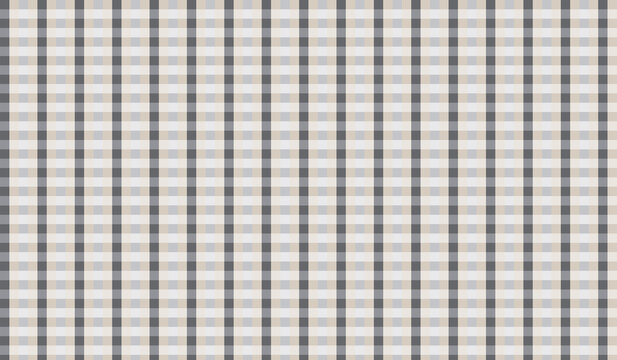 Abstract grey and white checkered plaid textile pattern background texture