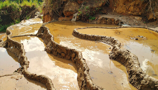 Terraced water feature
