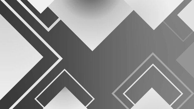 Abstract geometric background with overlapping gradient squares and diamonds animation